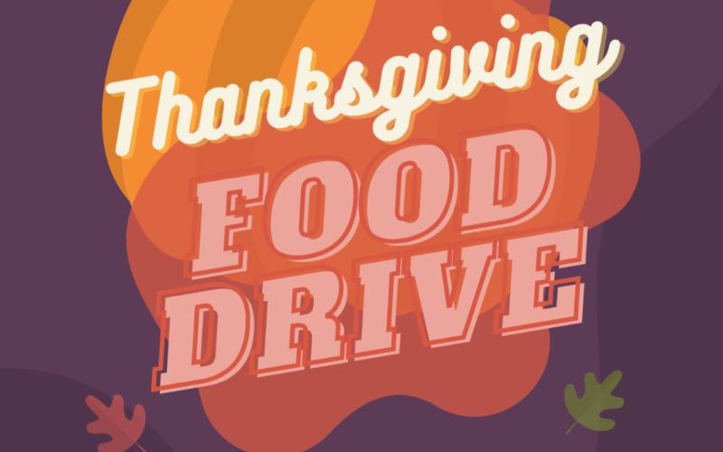 thanksgiving food drive graphic