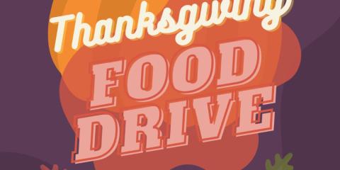 thanksgiving food drive graphic